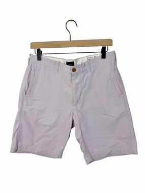 J. Crew Light Lavender Flat Front Chino Shorts Lavender 100% Cotton